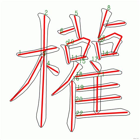 22劃的字|全字筆畫為22的漢字